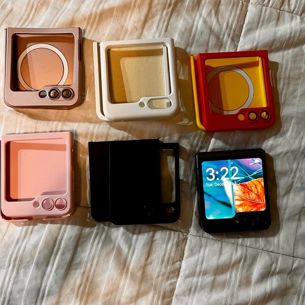 Samsung Galaxy Zflip 5 with Samsung Galaxy watch 5 pro